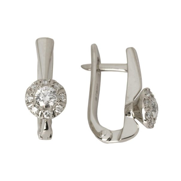 Сережки з декількома діамантами