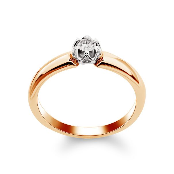 Каблучка з декількома діамантами