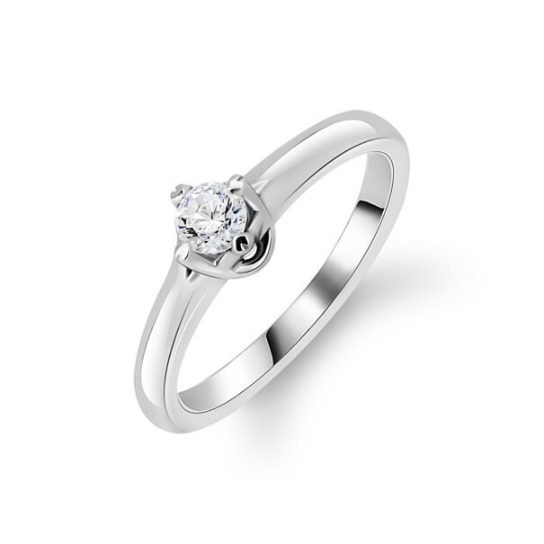 Каблучка з діамантом