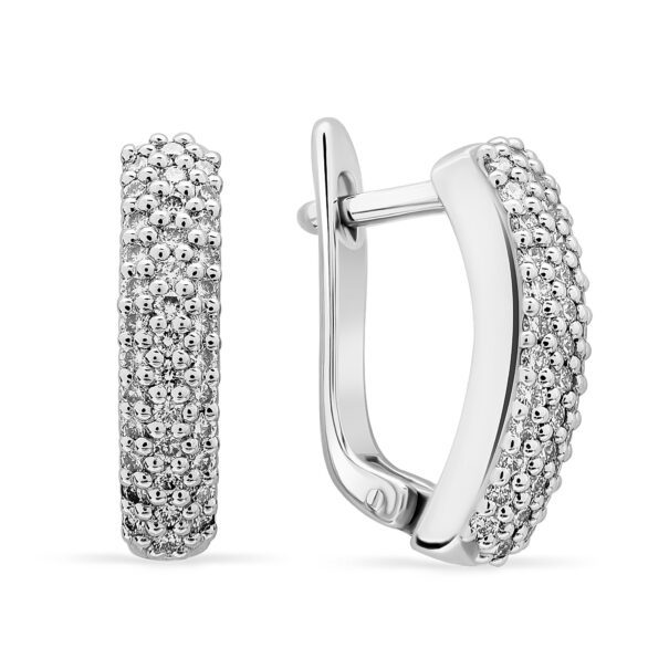 Сережки з декількома діамантами