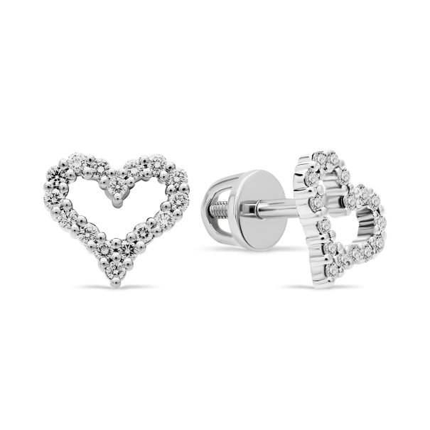 Сережки з декількома діамантами