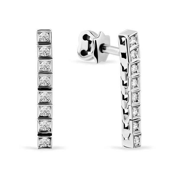 Сережки з декількома діамантами